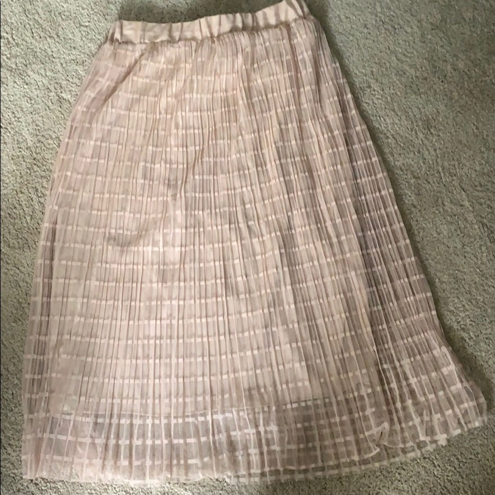 Boho midi length skirt